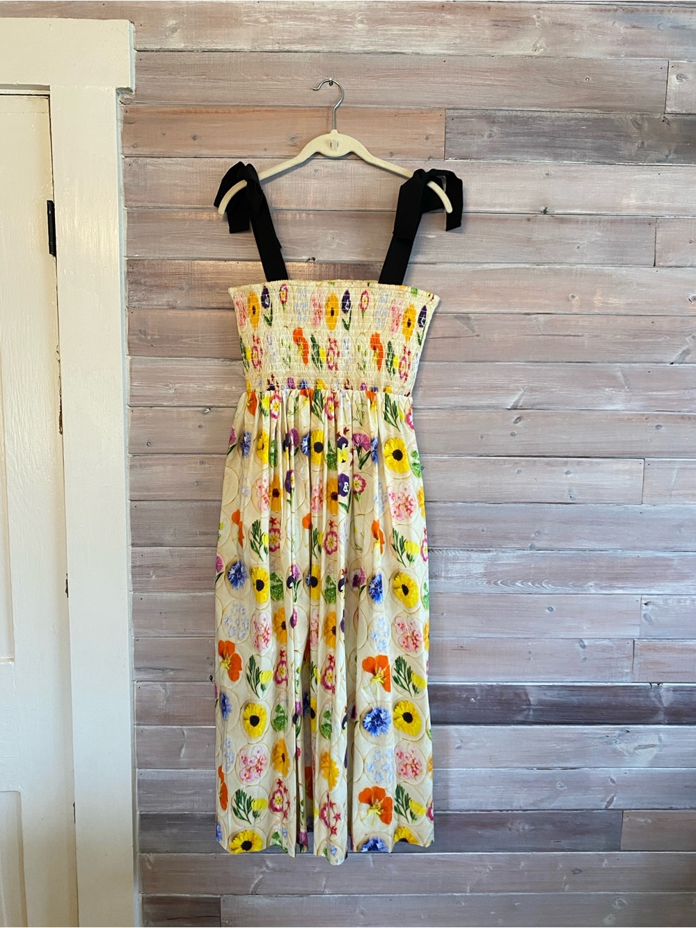 Rachel Antonoff flower smocked Mindy dress Loria’s cookie flowers size medium